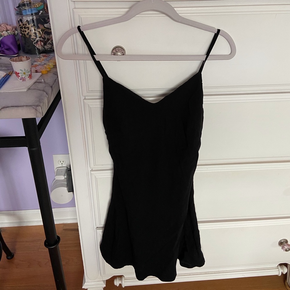 Pacsun black slip dress